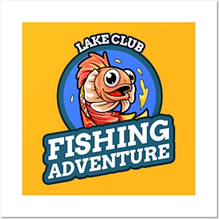 Lake Club Fishing Adventure Posters and Art